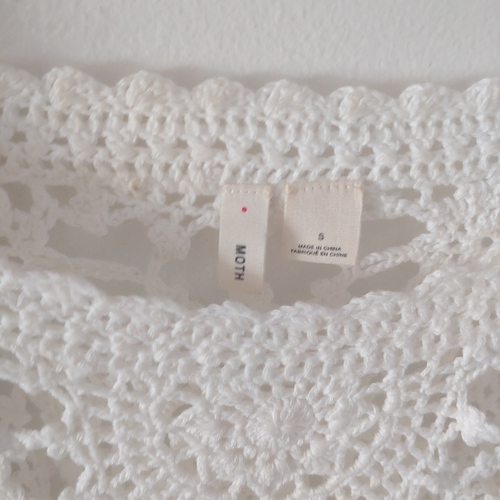 🌻Moth. Anthropologie. Crochet top. - Picture 3 of 5